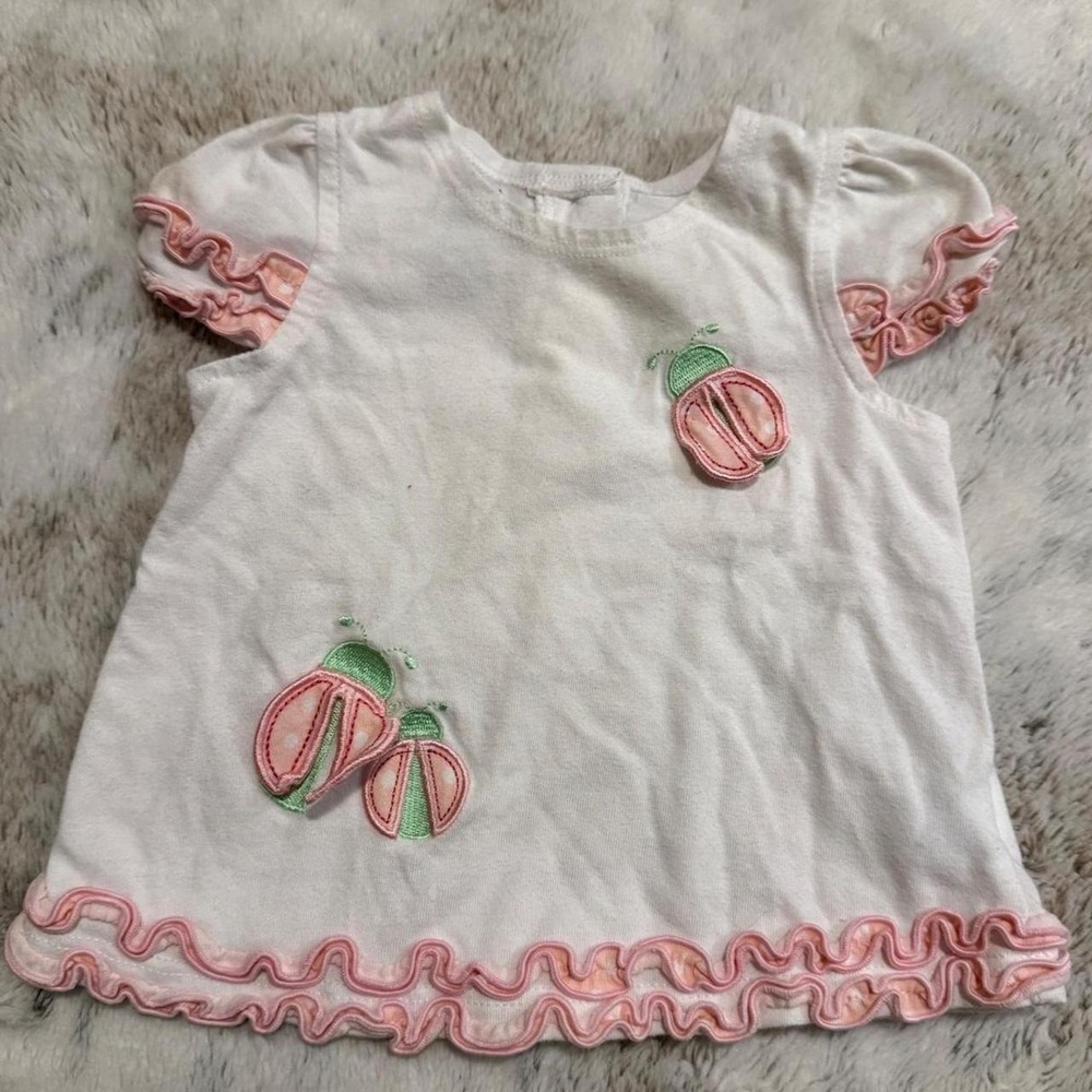 Vintage kidgets detailed baby top size 3-6 months